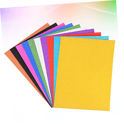 HAPINARY 30 Stück Buntes Glitzerpapier A4 Selbstklebend Für Handgefertigtes Bastelpapier Verschiedenen Farben Ideal Für Kreative Bastelprojekte Und DIY Aktivitäten von HAPINARY