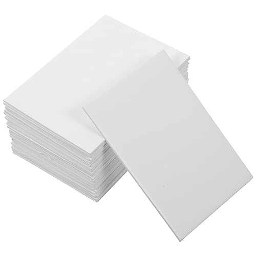 HAPINARY 30St Spielkartenkarton Kartenvorrat Hartkarton Umschlag aus Pergamentpapier weiße Kartons Aktie card sleeves karten sleeves Kartenabdeckung aus Karton Kartonpapier weiß Whiteboard von HAPINARY