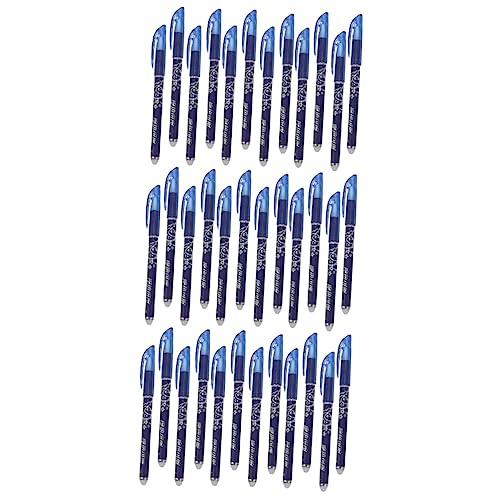 HAPINARY 36 Stk löschbarer Stift löschbarer Kugelschreiber schwarzer Gel-Tintenstift Produkt Ende Notiz Farbtöne 0,5 mm Kugelschreiber mit blauer Tinte löschbare Stifte für Kinder Abs Blue von HAPINARY