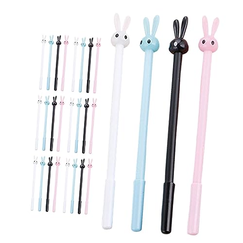 HAPINARY 36st Kaninchen Neutraler Füllfederhalter Tierische Gelstifte Flüssiger Gelstift Bulk-tintenstifte Häschen-gelstift Kawaii Gelstifte Gel-tintenstift-masse Öl-gel-stift Plastik von HAPINARY