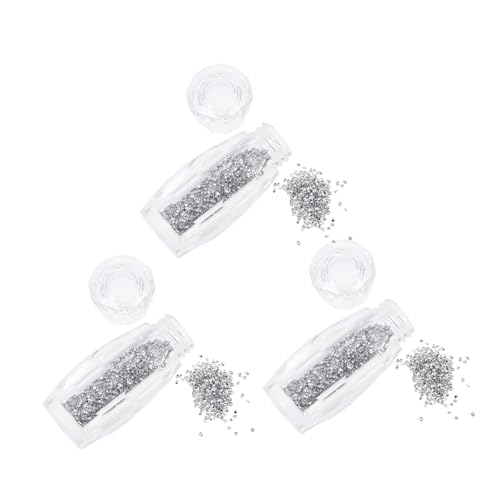 HAPINARY 3er Set Nagelkunst Dekorationen Mit Mikroperlen Und Strasssteinen Für DIY Maniküre Nail Art Supplies Für Kreative Nageldesigns Und Persönliche Gestaltung von HAPINARY