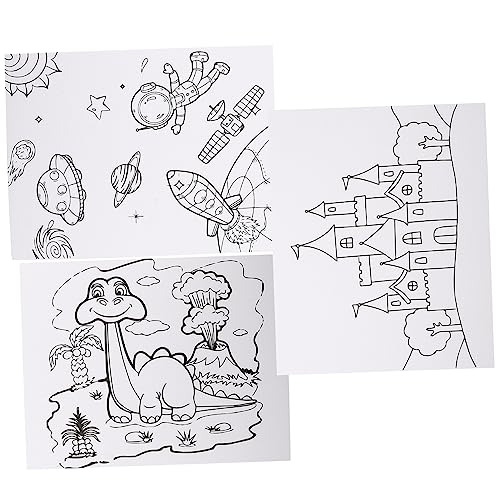 HAPINARY 3st Ölgemäldetafel Leermuster-maltafeln Vorgezeichnete Vorgedruckte Leinwandpaneele Leinwände Zum Malen Leinwände Bemalen Zeichenbretter Mit Leeren Mustern Weiß Baumwolle von HAPINARY