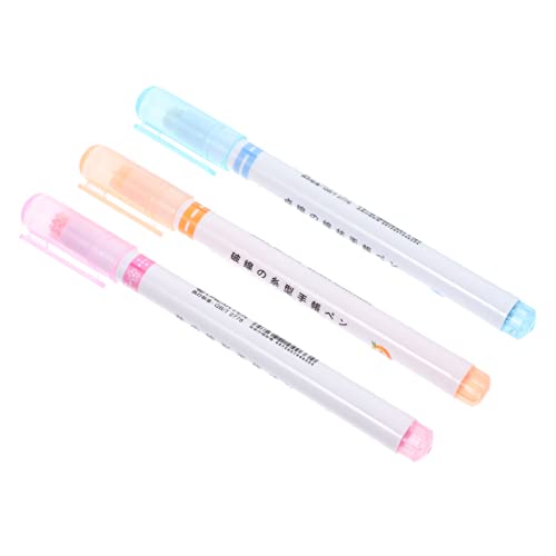 HAPINARY 3st Roller-textmarker Markierungen Für Die Schule Schicke Marker Markierungsstifte Süße Schulsachen Textmarker Masse Gel-highlighter Stoffmarker Kawaii Schulmaterial Plastik von HAPINARY