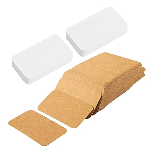 HAPINARY 4 Packungen Karte Kraft-notizpapier Blanko Papier Nachricht Notiz Leer Nachrichtenlieferungen Angebot Beachten Zubehör Beachten Nachricht Zubehör Kraftpapier von HAPINARY