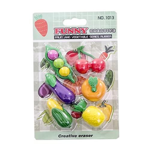 HAPINARY 4 Sätze Radiergummi erasers for Malradierer Gemüseradierer tragbare Mini-Radierer Schulgeschenke Kindergeschenk von HAPINARY