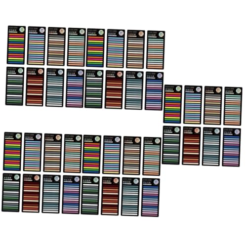 HAPINARY 40 Blätter Bunte Haftnotizen lesezeichen bookmarks Notizbuchstreifen Tabs mit Anmerkungen versehen Aufkleber Textmarker tragbare Satzmarkierungen Notebook-Tabs kleben das Haustier von HAPINARY