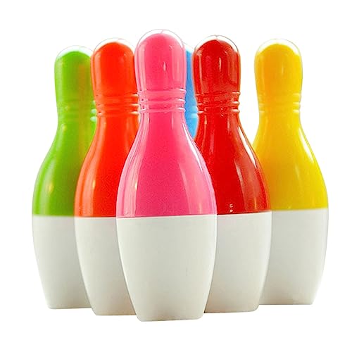 HAPINARY 40 Stk Einziehbarer Bowling-Stift Bowling für Kinder flauschiger Stift lustiger Stift Bowling-Stifte Punkt kugelschreiber ballpoint pen tragbarer Stift Desktop-Dekor Plastik von HAPINARY