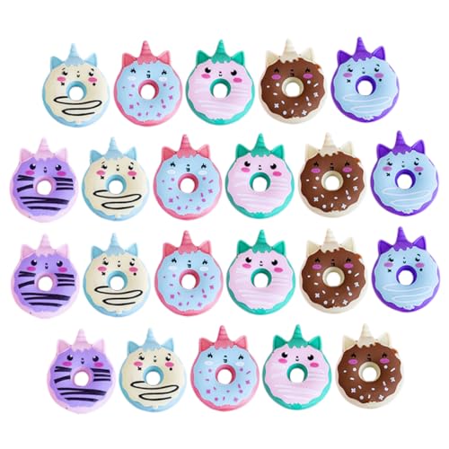 HAPINARY 48St Donut-Radiergummi erasers for süße radiergummis Fantasie Radiergummi Kinder Radiergummi Kinderpreise coole Radiergummis Mini-Donuts Mini Radiergummis Kleine Radiergummis von HAPINARY