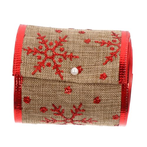 HAPINARY 5 Yards Weihnachtsbandgürtel DIY Dekoband Für Handgemachte Ideal Für Weihnachten Bastelprojekte Dekoideen Und Festlichkeiten Und von HAPINARY