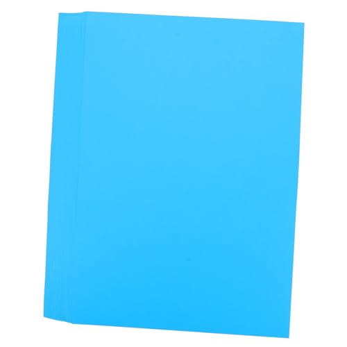 HAPINARY 50 Blatt letter paper kreativpapier drawing paper craft paper Schreibpapier A3-Bastelpapier Malpapier Karton für Einladung Kartenvorrat Zeichenpapiere Malbuch Papierstau Blue von HAPINARY