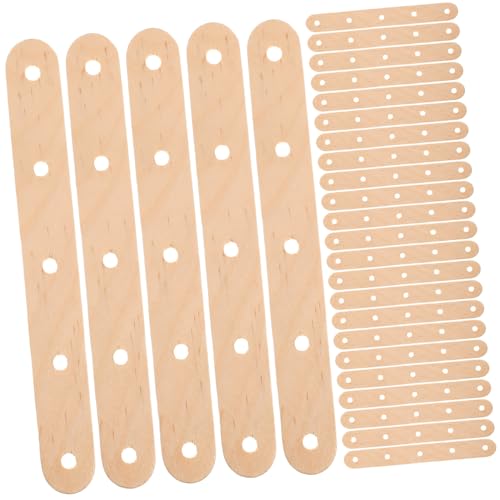 HAPINARY 50 Stück Bastelstäbchen aus Holz selber machen Lolly-Sticks zum Basteln Jumbo-Bastelstab Pop naturholz DIY Bastelmaterial Eisstiele zum Basteln holzstäbchen selber machen Hölzern von HAPINARY