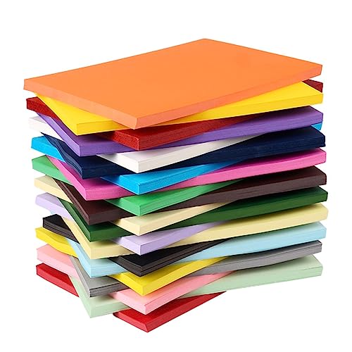 HAPINARY 50 Stück Buntes Origami Papier A4 Ideal Für Falten Und Basteln 10 Lebendige Farben Perfekt Für Kindergarten Und Kreative Handarbeiten Vielseitiges Bastelpapier Für Spaß Und von HAPINARY