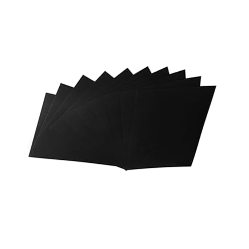 HAPINARY 50 Stück Diy-zubehörset A4-papier A4 Schwarzes Papier Diy A4 Papier Black von HAPINARY