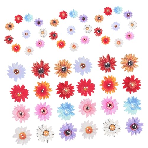 HAPINARY 50 Stück Sonnenblumenknöpfe Kleiner Mantelknopf Vintage-nähknöpfe Knöpfe Zum Modellieren Von Blumen Handgefertigte Knöpfe Scrapbook-tasten Kleidungsknöpfe Colorful Hölzern von HAPINARY