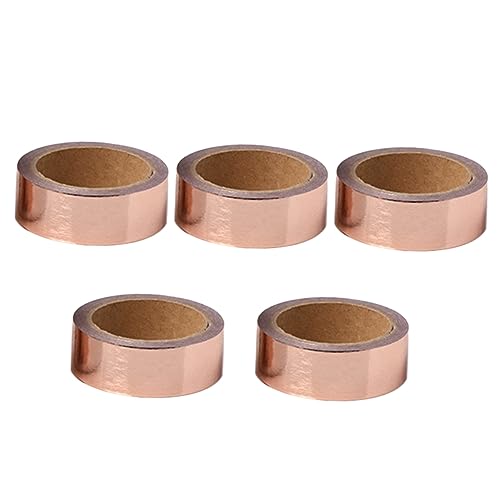 HAPINARY 5st Dekoration Mit Papierband Klebeband Aufkleber Dekorationsband Folienband Rose Gold von HAPINARY