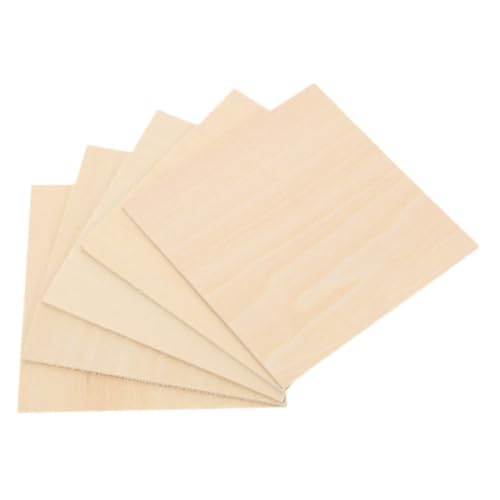 HAPINARY 5st Lindenholzbretter Bretter Zum Basteln Leere Holzbretter Holzspäne Für Diy Unfertige Holzplatte Bastelzubehör Selber Machen Holzplatten Basteln Holzscheiben Bemalen Diy Liefert von HAPINARY