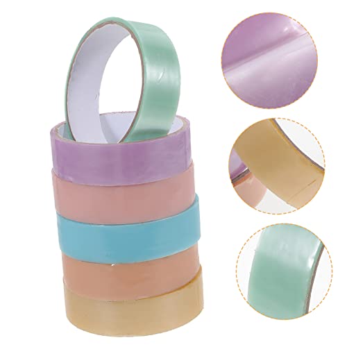 HAPINARY 6 Rollen Perlenband Ball Stress Tape Ball Spielzeug Klebeband Dekompression Sticky Balls Tape Zum Entspannen Stress Tapes Spielzeug Lustige Sticky Ball Tapes Sticky Balls von HAPINARY