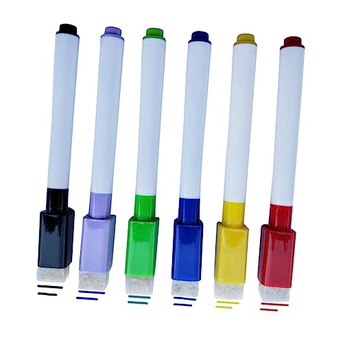 HAPINARY 6er-pack Trocken Abwischbare Markerstifte Feine Whiteboard-marker Geruchsarm Für Erwachsene von HAPINARY