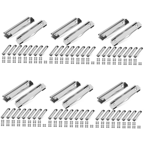 HAPINARY 60 Stk Aktenordner Bretter Whiteboard-klemmbrett Montierbare Clips Zwischenablage Federklammer Für Aktentafel Clipboard-clips Montierbar Lustige Büroklammern Klemmbrett-clip Metall von HAPINARY