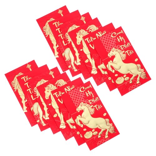 HAPINARY 60 Stück Rote Umschläge für das Frühjahrsfest des des Pferdes Neujahrsumschläge Chinesische Geldtasche Hong Bao roter Umschlag Geldumschläge für Bargeld Papier HAPINARY 60 Stück Rote Umschläge für das Frühjahrsfest des des Pferdes Neujahrsumschläge Chinesische Geldtasche Hong Bao roter Umschlag Geldumschläge für Bargeld Papier von HAPINARY