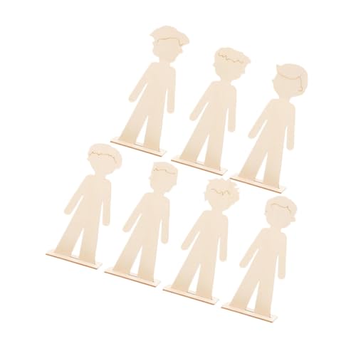 HAPINARY 7 Stück Teiliges Holzfiguren für Jungen Unvollendete Holzhandwerk für Vorschulkinder Sicheres Naturholz Fördert Kreativität und Motorische Fähigkeiten für Bastelaktivitäten und HAPINARY 7 Stück Teiliges Holzfiguren für Jungen Unvollendete Holzhandwerk für Vorschulkinder Sicheres Naturholz Fördert Kreativität und Motorische Fähigkeiten für Bastelaktivitäten und von HAPINARY