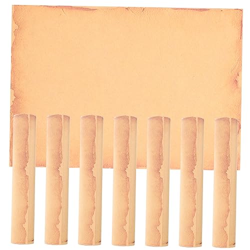 HAPINARY 8 Blatt Vintage-briefpapier Aus Kraftpapier Aquarellpapier Geldumschläge Für Bargeld Vintage-papier Pergamentpapier Linierter Papierblock Papier Für Drucker Druckerpapier Papier von HAPINARY