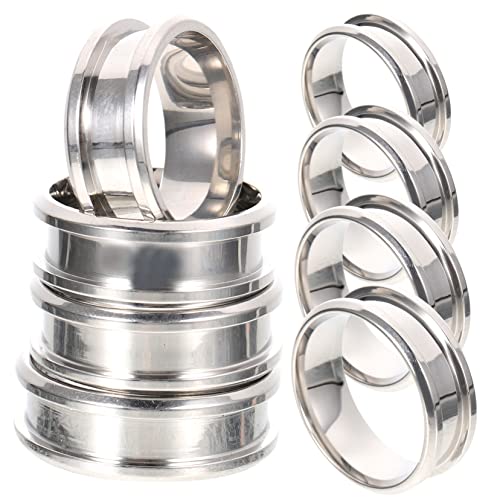 HAPINARY 8 Stück Farbige Ringrohlinge Aus Titanstahl, Schmuckringrohlinge, Edelstahl Ringrohlinge, Gerillte Ringrohlinge, Ringe Zur Schmuckherstellung, Edelstahlringe, Bastelringe, HAPINARY 8 Stück Farbige Ringrohlinge Aus Titanstahl, Schmuckringrohlinge, Edelstahl Ringrohlinge, Gerillte Ringrohlinge, Ringe Zur Schmuckherstellung, Edelstahlringe, Bastelringe, von HAPINARY