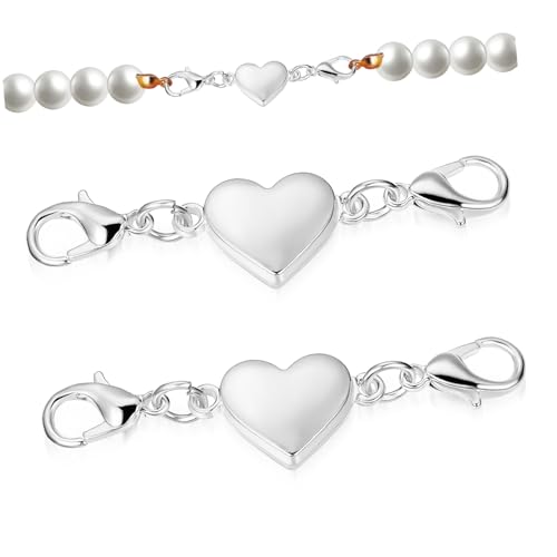 HAPINARY 8 Stück Herzförmige Magnetverschlüsse für Armbänder Einfach zu Bedienen Kompakt und Sicher Schmuckzubehör für DIY Projekte und Stylische Designs HAPINARY 8 Stück Herzförmige Magnetverschlüsse für Armbänder Einfach zu Bedienen Kompakt und Sicher Schmuckzubehör für DIY Projekte und Stylische Designs von HAPINARY
