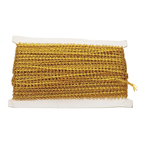 HAPINARY Amphorenspitze abziehlehre home decor wohnungsdeko wohnungseinrichtung hausdeko Jute-Blatt-Band Auto tischdecken zarte Gardinenleiste zarte Vorhangverzierung Polyester Golden von HAPINARY