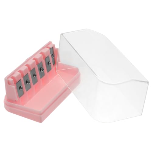 HAPINARY Anspitzer Schulbedarf Bleistiftspitzer für das Klassenzimmer süße Schulsachen pencil sharpener für schulanfang Bleistiftspitzer Kindergeschenk Abs Rosa von HAPINARY