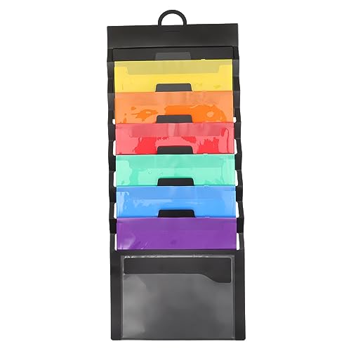 HAPINARY Aufbewahrungstasche Schreibtisch-Organizer Schubladen-Organizer Organisation Einheit office organizer büro organizer Dokumentenbehälter praktische Dokumententasche pp Colorful von HAPINARY