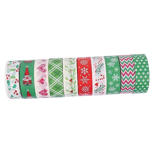 HAPINARY DIY Weihnachts Washi Tape Set Dekorative Scrapbooking Klebebänder Mit Verschiedenen Mustern Für Kreative Bastelprojekte Und von HAPINARY