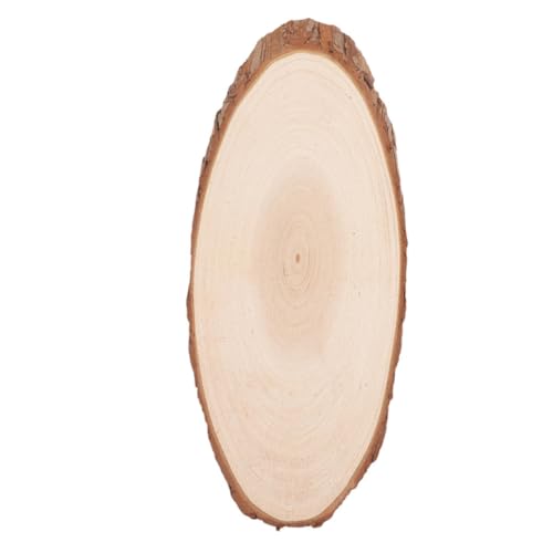 HAPINARY Dekoration aus Holzspänen Tafelaufsätze aus Holz für Tische Holzornamente für das Kunsthandwerk Holzscheiben Ornament unfertige Holzscheiben Ornamente hölzern Beige von HAPINARY