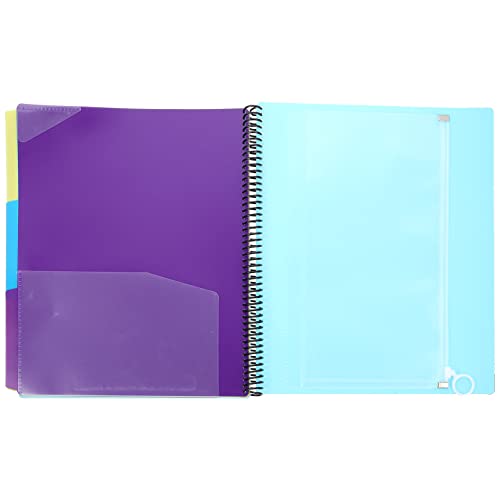 HAPINARY Dieser Ordner Spulendesign Ordner klassifizieren Büromappen Coil-Dokumentenmappe Binder Spiralmappe besprechungsmappe lagercontainer Dateispeicherhalter Office-Dateiordner Sky-blue von HAPINARY