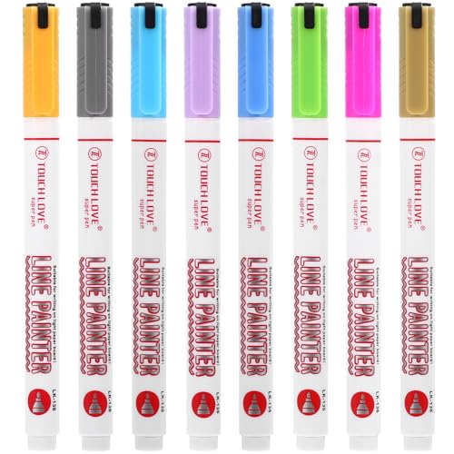 HAPINARY Glitzer Marker Set Metallic Marker Glitzer Highlighter Kreative Malstifte Für Bastelprojekte Und Scrapbooking Farbige Stifte Für Notizen Und Kalligraphie von HAPINARY