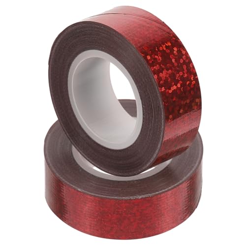 HAPINARY Holographisches Klebeband Selbstklebendes Duct Tape Stark Haftendes Klebeband Für Bastelarbeiten Verpackung Und Bürobedarf Dekoratives Masking Tape von HAPINARY