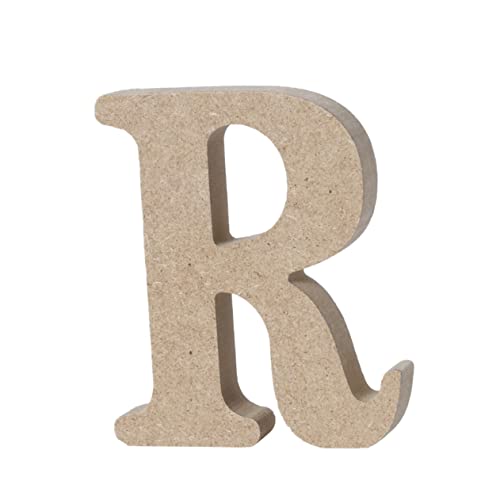 HAPINARY Holz Alphabet Buchstaben Plakette Für Kreative Wanddekoration Ideal Für Zuhause Büro Hochzeiten Und Partys Buchstabe R Natürliches Material Vielseitig Einsetzbar von HAPINARY