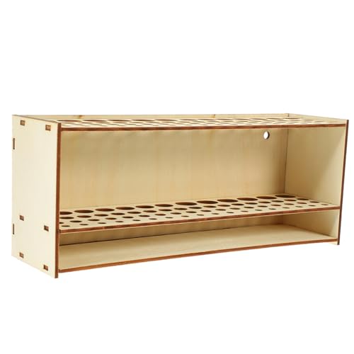 HAPINARY Holz Pinsel Aufbewahrungshalter Schreibtisch Stift Aufbewahrungsregal Bleistift Organizer Rack Für Zuhause von HAPINARY