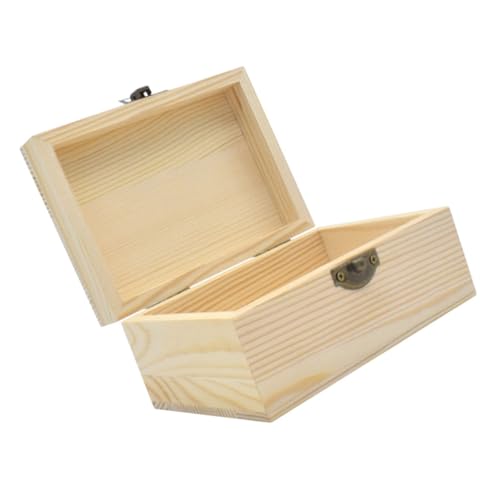 HAPINARY Kasten aus Holz storage boxes aufbwahrungs-box Schmuckaufbewahrung bastel box Schmuck-Schatz-Organizer Holzkisten zum Basteln Geschenkboxen für Hochzeiten hölzern von HAPINARY