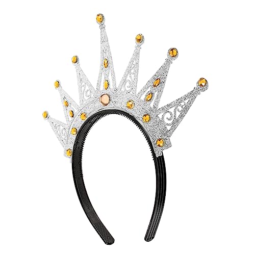 HAPINARY Krone Prinzessin Kostüm Tiara Königin Diademe barocke Königin Prinzessin Gastgeschenke party haarreifen partydekoration prinzessin dekor Festival-Haar-Accessoires Plastik von HAPINARY