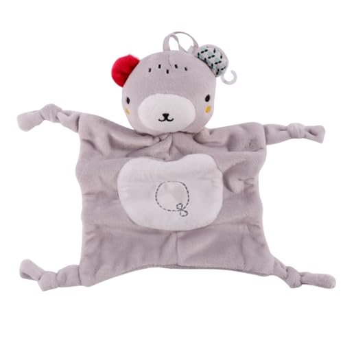 HAPINARY Kuscheltuch Für Babys Tiermotiv Schmusetuch Grauer Bär Beruhigendes Tuch Für ädchen Und Jungen Ideal Als Comforter Und Schnuffeltuch Für Kleinkinder von HAPINARY