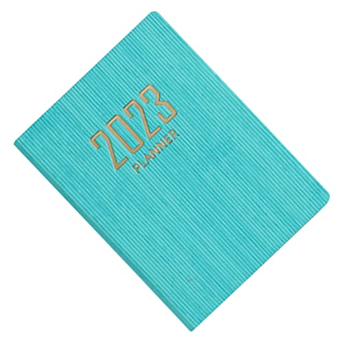 HAPINARY Notizbuch 2023 Monatsplaner Mini-Notizbücher Wochenplaner für kleiner Notizblock Stundenplaner büromaterial office supplies notebook Planer zu tun Termine 2023 Papier Green von HAPINARY