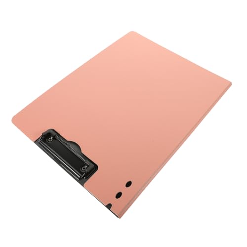 HAPINARY Ordner-Clip buchstabentafel schreibtsichunterlagen Low-Profile-Clip-Zwischenablage Zwischenablage aus Hartfaser Aufbewahrungsklammern für Dokumente Büro-Klemmbretter pp Rosa von HAPINARY