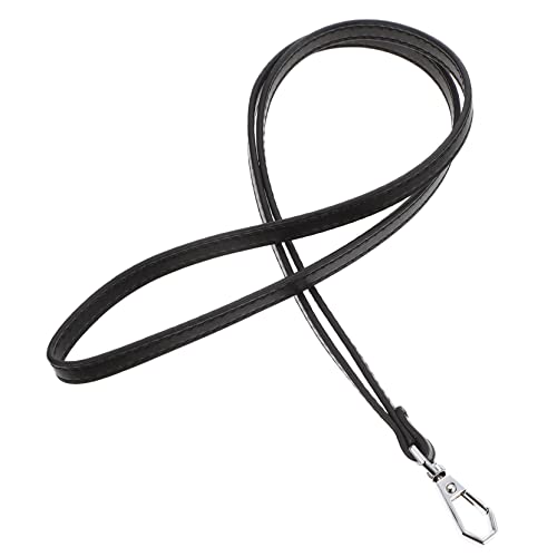 HAPINARY PU Lanyard Für Ausweise Und Smartphones Robuster Kartenhalter Mit Schwarzem Lederband Ideal Für Schule Arbeit Und Freizeit Praktische Tragehilfe Für Schüler Und Berufstätige von HAPINARY