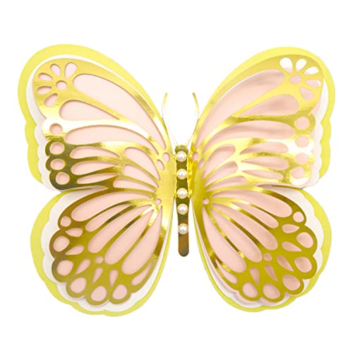 HAPINARY Schmetterling Wandaufkleber Luftballons Aufkleber Hochzeitsdeko Hochzeits Sammelalbum Schmetterlinge 3D Schmetterlingsaufkleber Hochzeitsaufkleber Schmetterlinge von HAPINARY