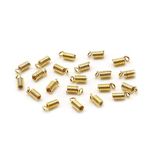 HAPINARY Schmuckverschlüsse Goldene Federstahl Clips Für DIY Armbänder Und Halsketten Ideal Für Schmuckherstellung Und Bastelarbeiten Kettenverbindung Zubehör von HAPINARY