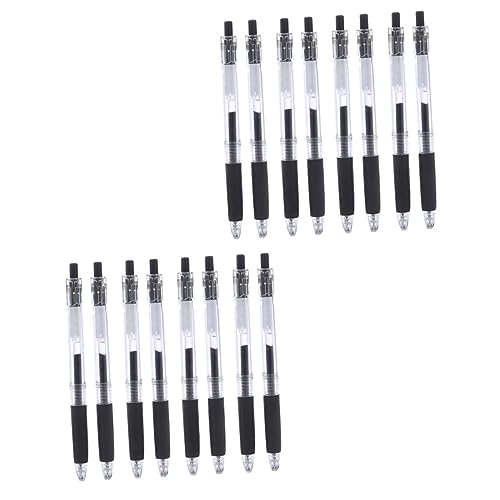 HAPINARY Schwarzer Filzstift Schwarze Kugelschreiber Student Verwendet Stifte Stift Mittlerer Spitze Taschenzeichenstift Student Verwendet Tintenstift Schwarze Stifte Black Plastik von HAPINARY