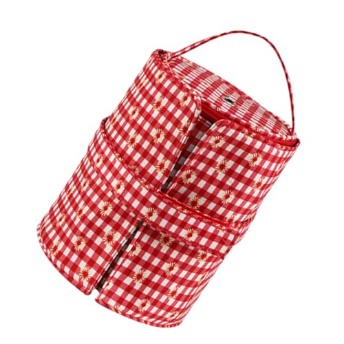 HAPINARY Strickset Gewebte Tasche Garn Zum Häkeln Pompom-strickwerkzeuge Geldbeutel Kreuzstichzubehör Maschenmarkierer Häkeln Vakuumierbeutel Strickzubehör Gehäkelte Tasche Polyester von HAPINARY