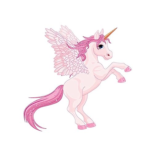 HAPINARY Wandaufkleber Abnehmbar Lädt Ein Aufkleber Einhorn Wandaufkleber Cartoon Wandaufkleber Pvc Wandaufkleber Rosa von HAPINARY