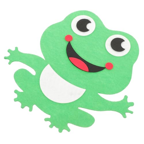 HAPINARY Wandtattoos Für Teiche Outdoor- Frosch Plüsch Fingerpuppen Für Kleinkinder Frosch Hut Figuren Tierische Wandtattoos Protokoll Lustig Draußen Dekoration Matschig Gefühlt von HAPINARY